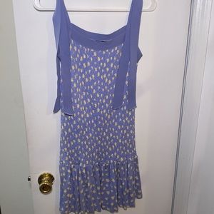 French Connection Mini Ruched Dress- Size XS
